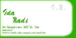ida madi business card